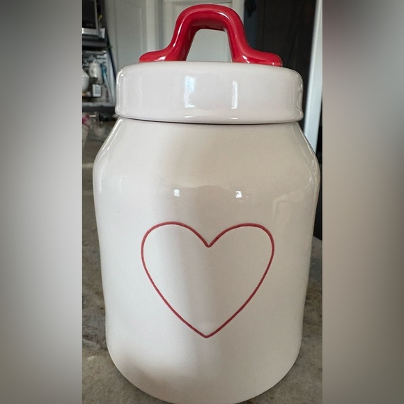 Rae Dunn Heart Design Ceramic Canister Set - Picture 4 of 4